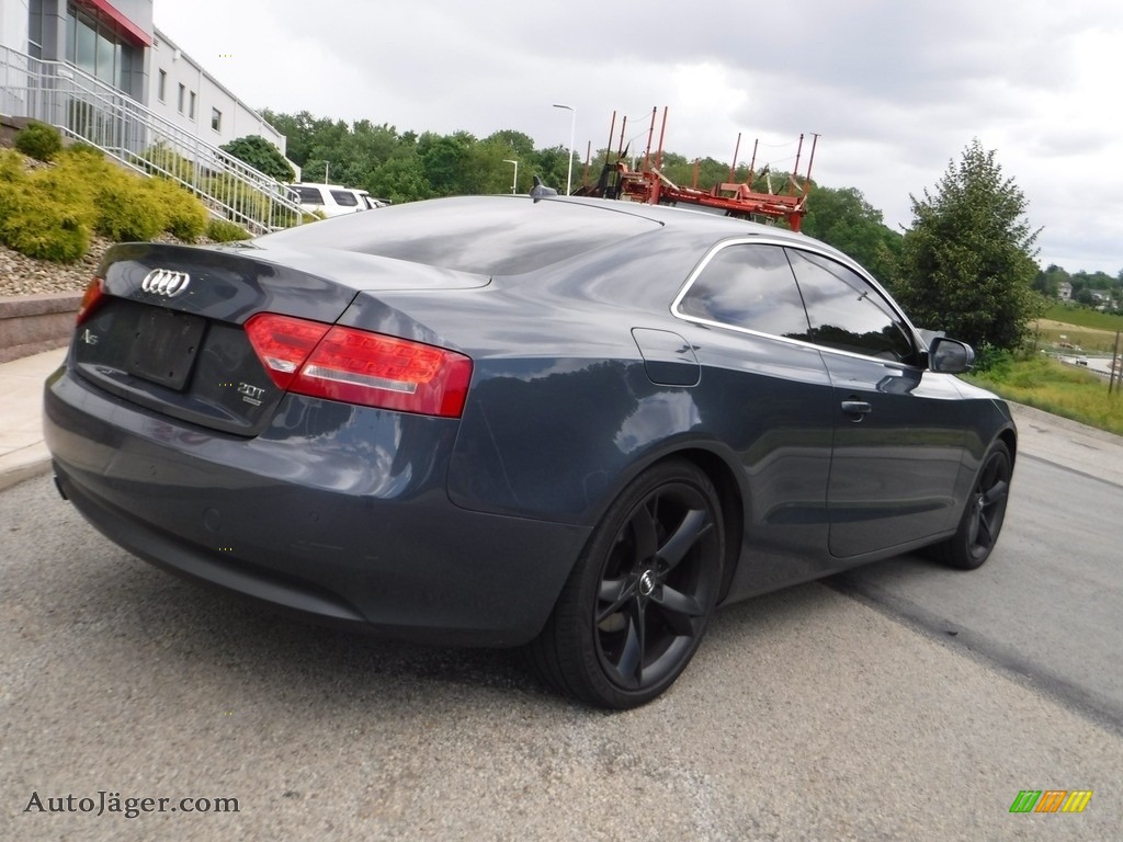 2011 A5 2.0T quattro Coupe - Meteor Grey Pearl Effect / Light Grey photo #18