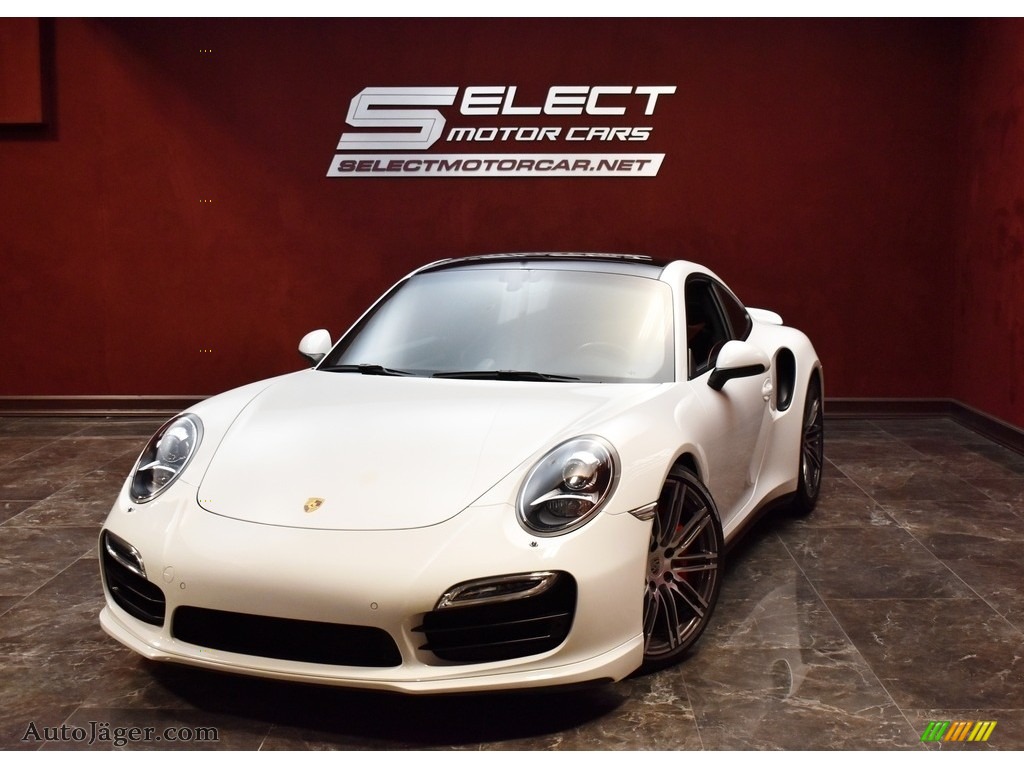 White / Black Porsche 911 Turbo Coupe