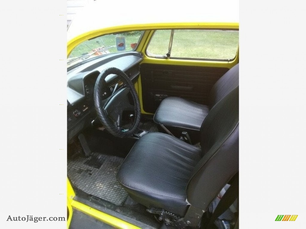 1973 Beetle Coupe - Rally Yellow / Black photo #5
