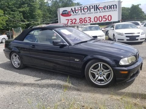 Jet Black 2002 BMW 3 Series 330i Convertible