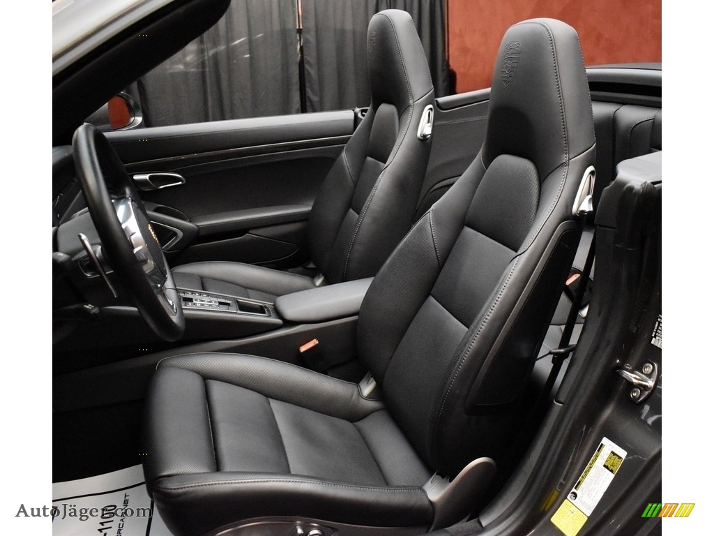 2013 911 Carrera 4S Cabriolet - Agate Grey Metallic / Black photo #13