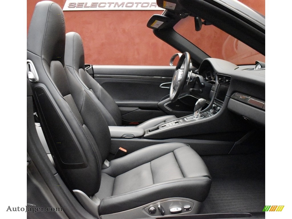 2013 911 Carrera 4S Cabriolet - Agate Grey Metallic / Black photo #19