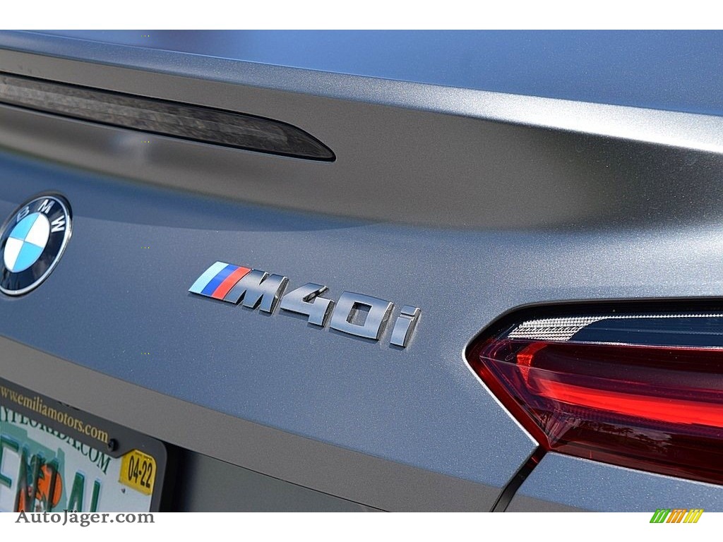 2021 Z4 sDrive M40i - Frozen Grey II Metallic / Magma Red photo #45