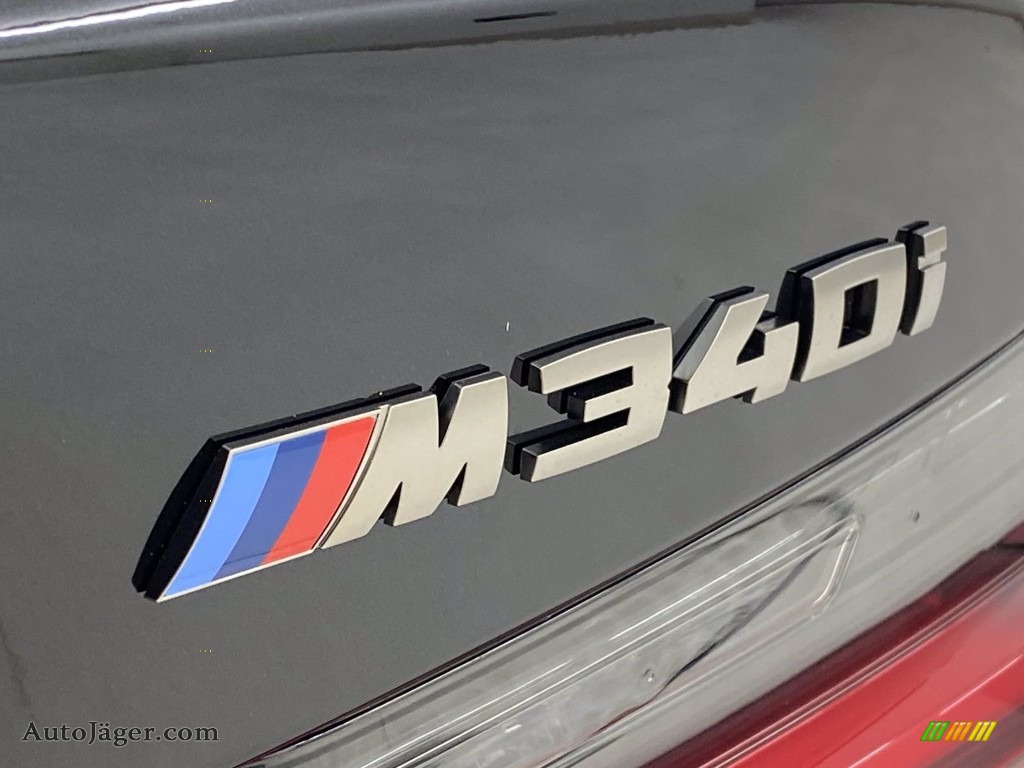 2022 3 Series M340i Sedan - Black Sapphire Metallic / Tacora Red photo #8