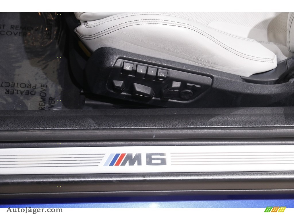 2015 M6 Convertible - San Marino Blue Metallic / Silverstone photo #6