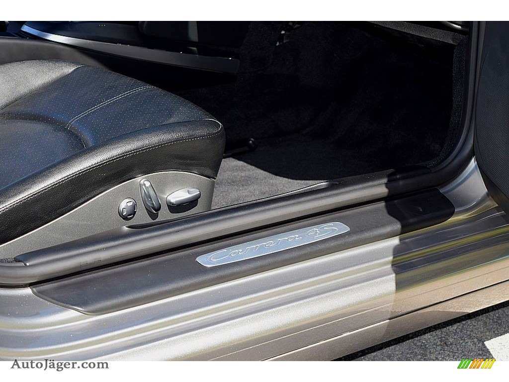 2011 911 Carrera 4S Coupe - Arctic Silver Metallic / Black photo #25