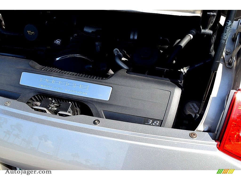 2011 911 Carrera 4S Coupe - Arctic Silver Metallic / Black photo #36