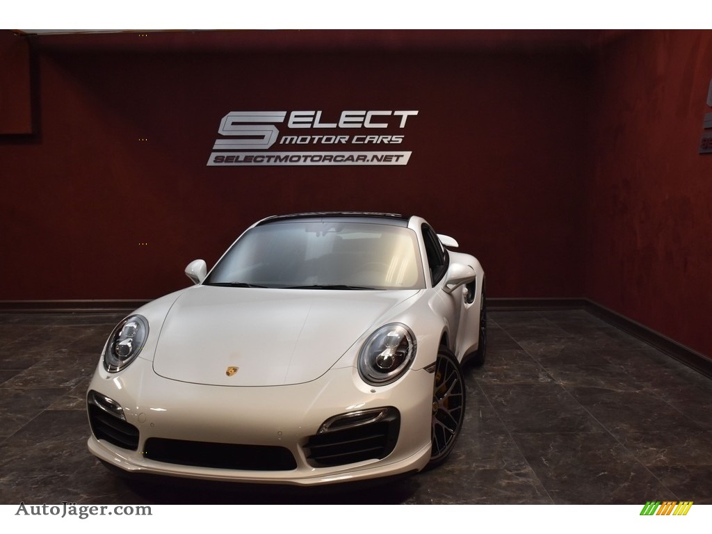 White / Black Porsche 911 Turbo S Coupe