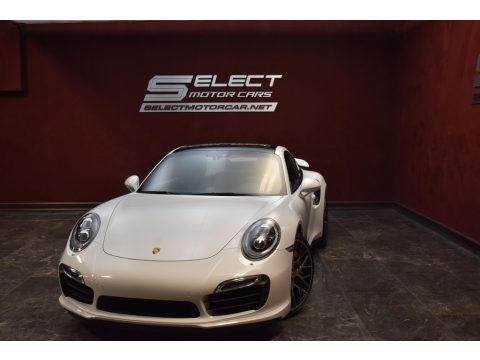 White 2014 Porsche 911 Turbo S Coupe