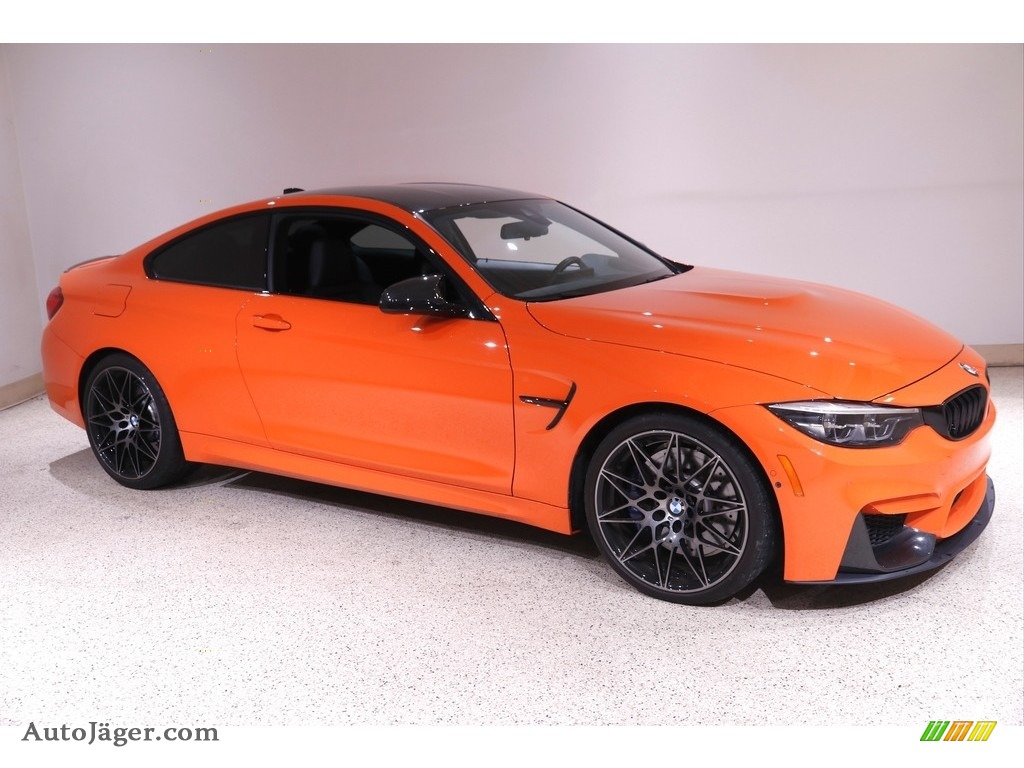 2020 M4 Coupe - BMW Individual Fire Orange / Black photo #1