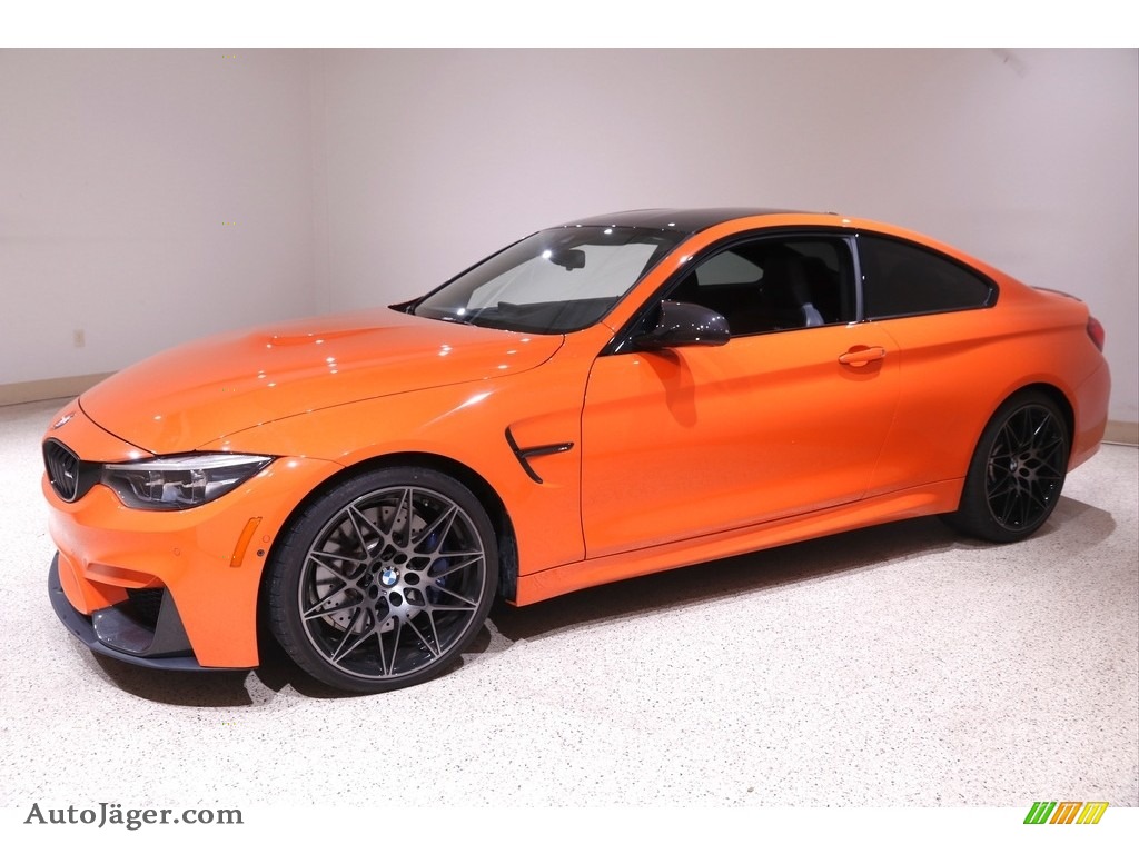 2020 M4 Coupe - BMW Individual Fire Orange / Black photo #3
