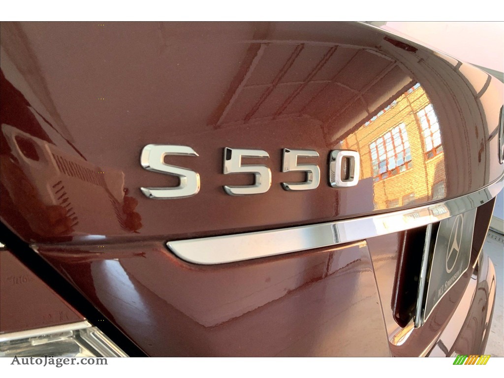 2007 S 550 Sedan - Barolo Red Metallic / designo Armagnac Brown photo #31