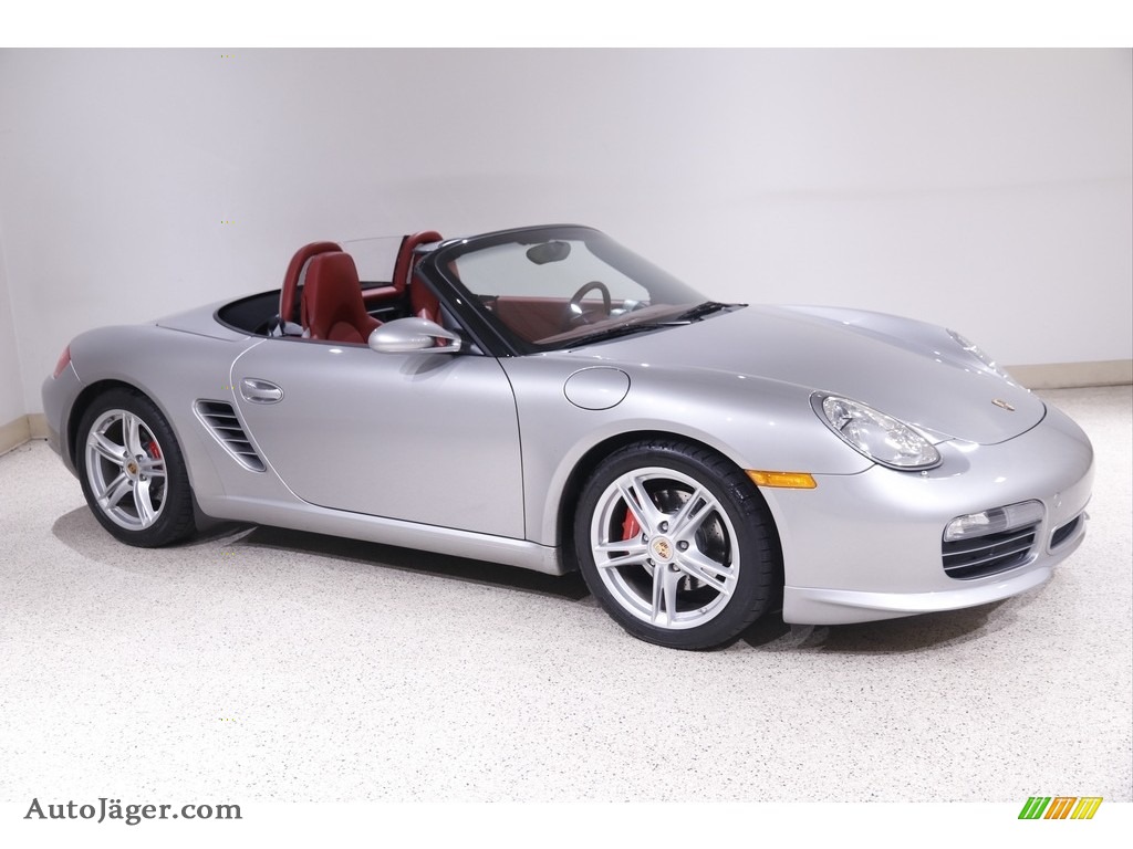 2008 Boxster RS 60 Spyder - GT Silver Metallic / Carrera Red photo #1