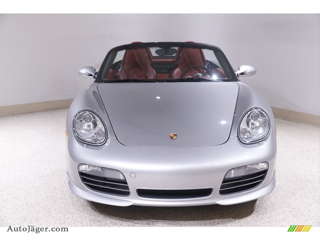 2008 Boxster RS 60 Spyder - GT Silver Metallic / Carrera Red photo #2