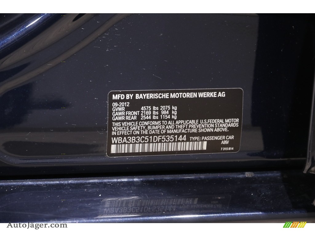 2013 3 Series 328i xDrive Sedan - Imperial Blue Metallic / Venetian Beige photo #22