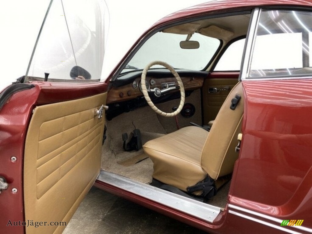 1971 Karmann Ghia Coupe - Dark Red / Tan photo #2