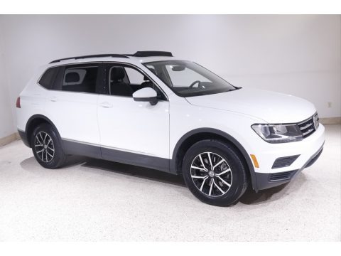 Pure White 2021 Volkswagen Tiguan SE 4Motion