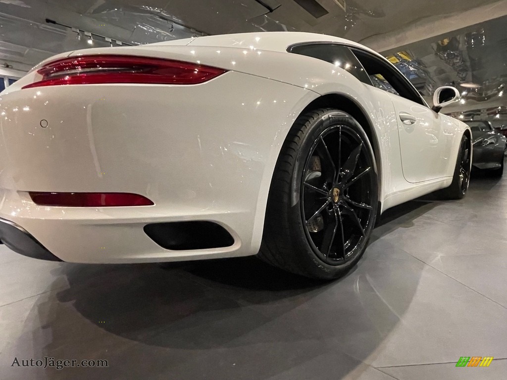 2018 911 Carrera Coupe - Carrara White Metallic / Black photo #7