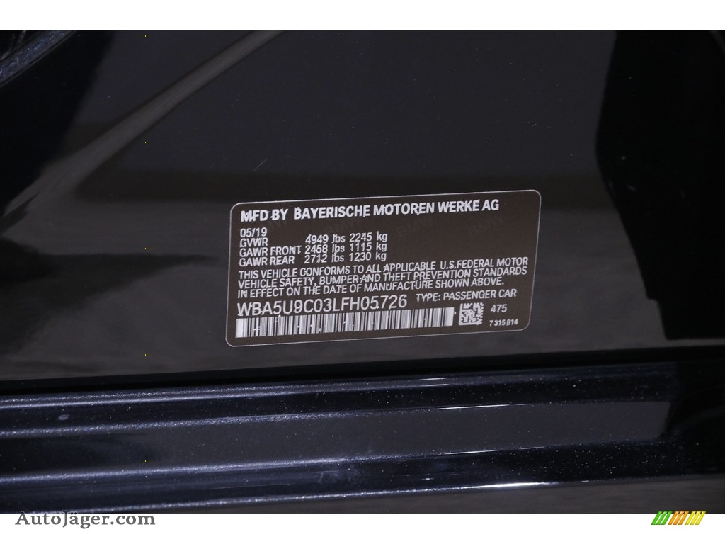 2020 3 Series M340i xDrive Sedan - Black Sapphire Metallic / Black photo #24
