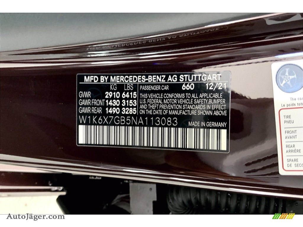 2022 S Maybach 580 4Matic Sedan - Rubellite Red / Exclusive Maybach Black photo #11