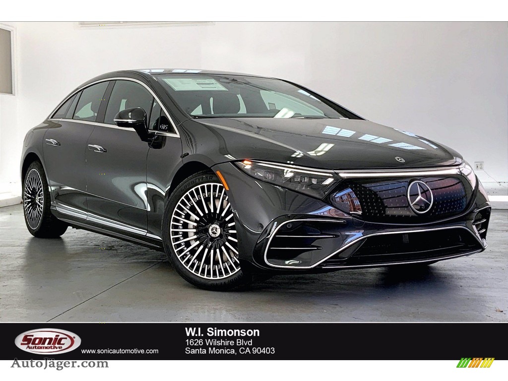 2022 EQS 450+ Sedan - Graphite Gray Metallic / Black/Space Gray photo #1