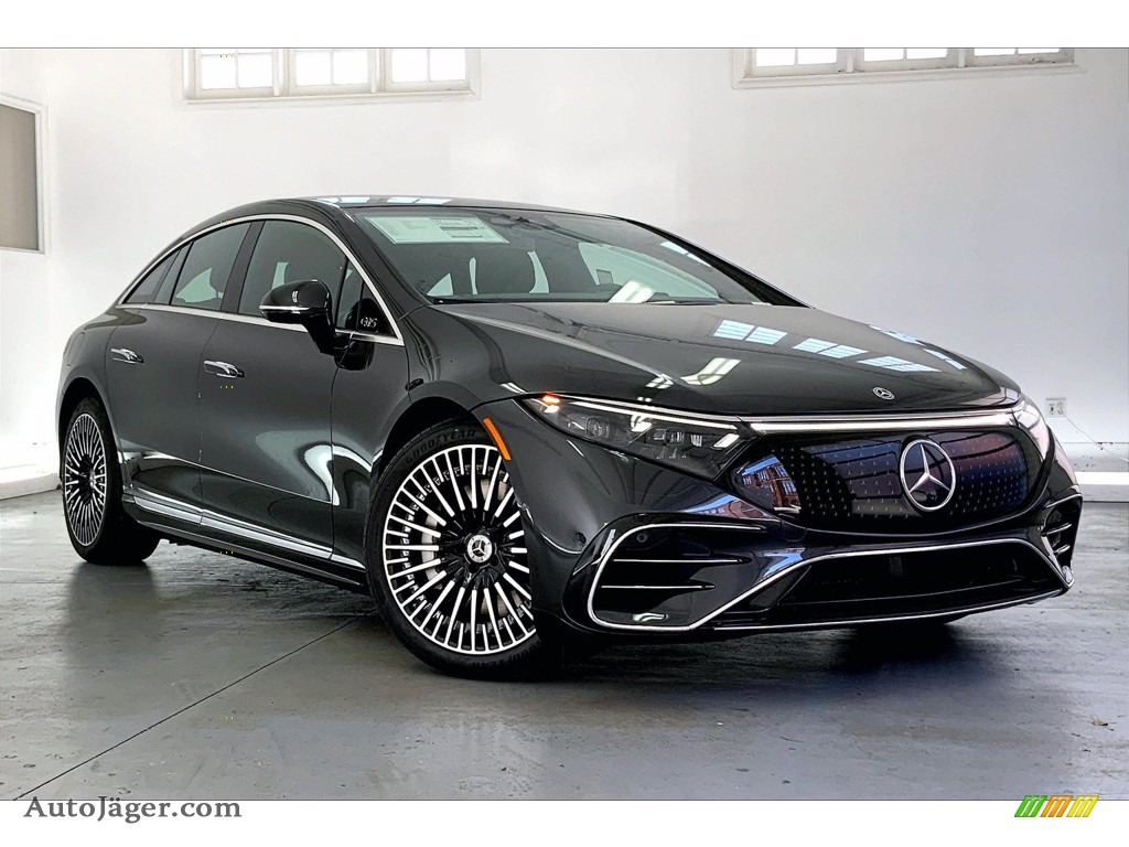 2022 EQS 450+ Sedan - Graphite Gray Metallic / Black/Space Gray photo #11