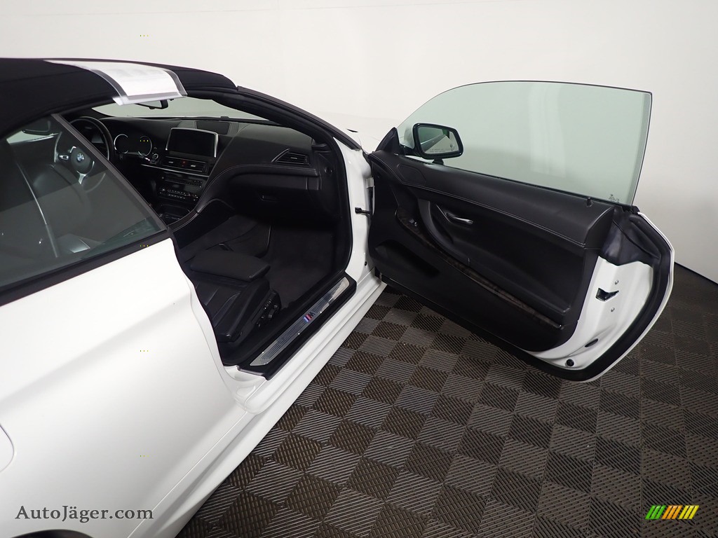 2014 6 Series 650i xDrive Convertible - Alpine White / Black photo #34