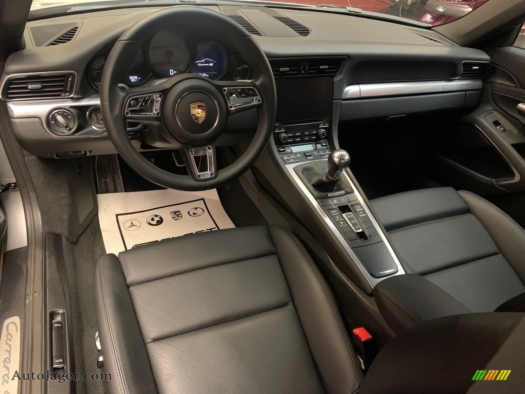 2019 911 Carrera 4S Coupe - GT Silver Metallic / Black photo #9