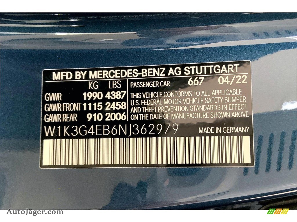 2022 A 220 Sedan - Denim Blue Metallic / Macchiato Beige photo #11