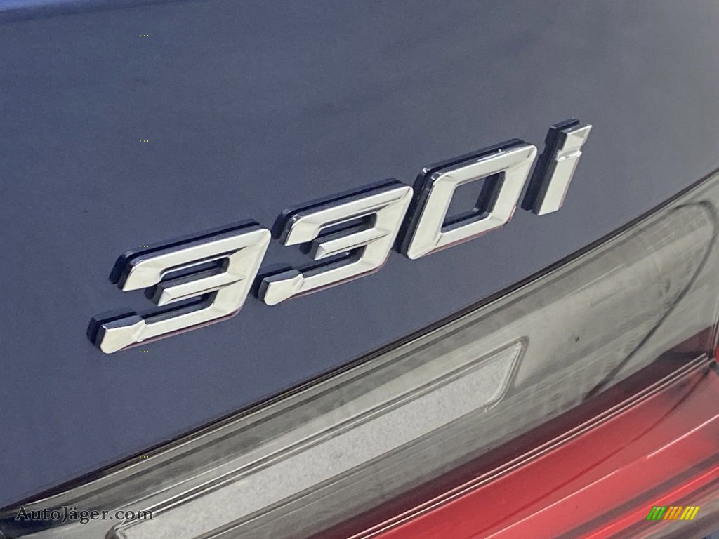 2020 3 Series 330i Sedan - Mediterranean Blue Metallic / Black photo #10