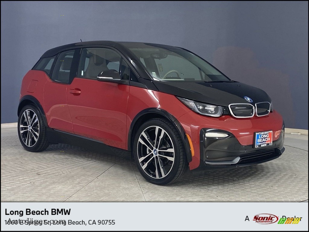 Melbourne Red Metallic / Giga Brown Natural/Carum Spice Grey Wool BMW i3 S