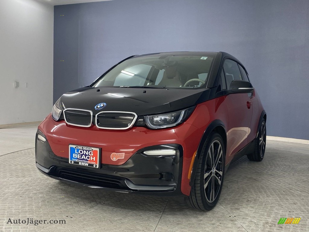 2019 i3 S - Melbourne Red Metallic / Giga Brown Natural/Carum Spice Grey Wool photo #3