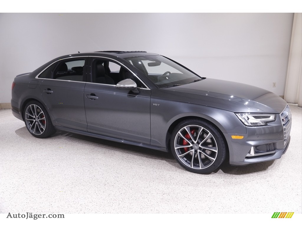 Daytona Gray Pearl / Black Audi S4 Prestige quattro Sedan