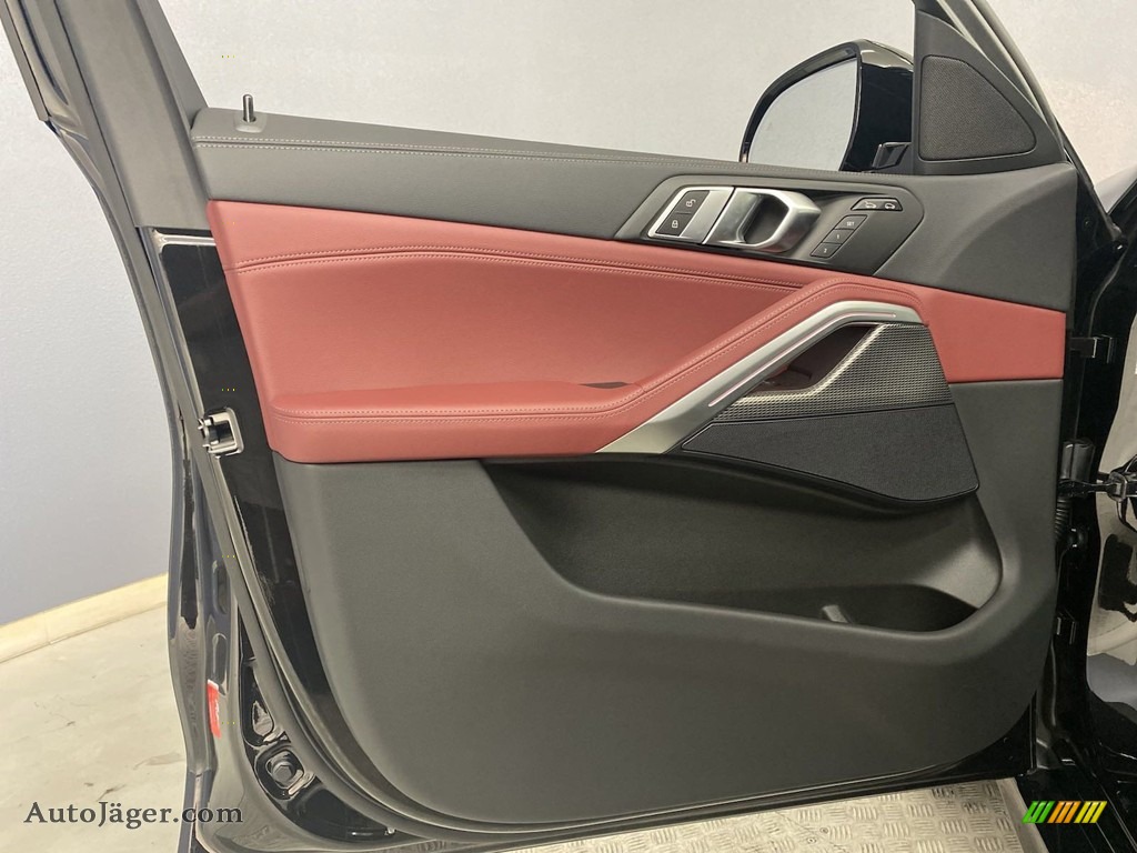 2022 X6 xDrive40i - Black Sapphire Metallic / Tacora Red photo #10