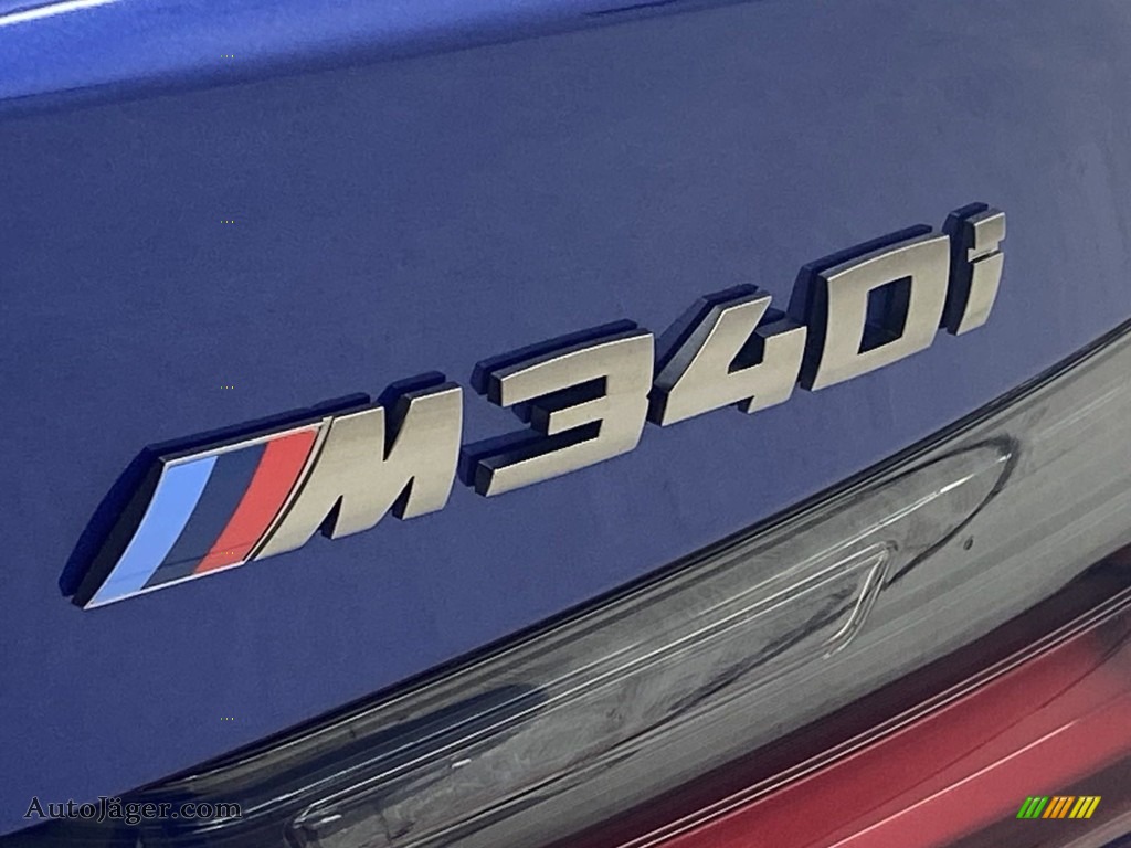 2022 3 Series M340i Sedan - Portimao Blue Metallic / Cognac photo #8