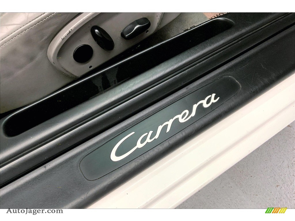 2002 911 Carrera Cabriolet - Carrara White / Graphite Grey photo #24