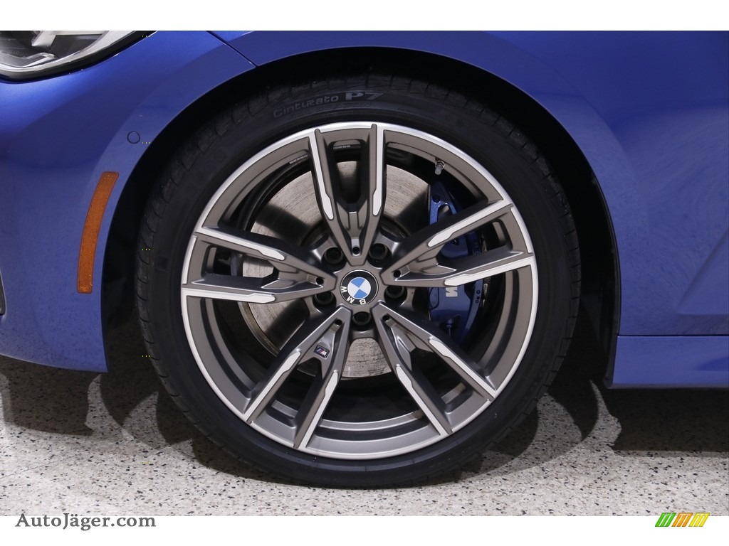 2021 3 Series M340i xDrive Sedan - Portimao Blue Metallic / Black photo #25