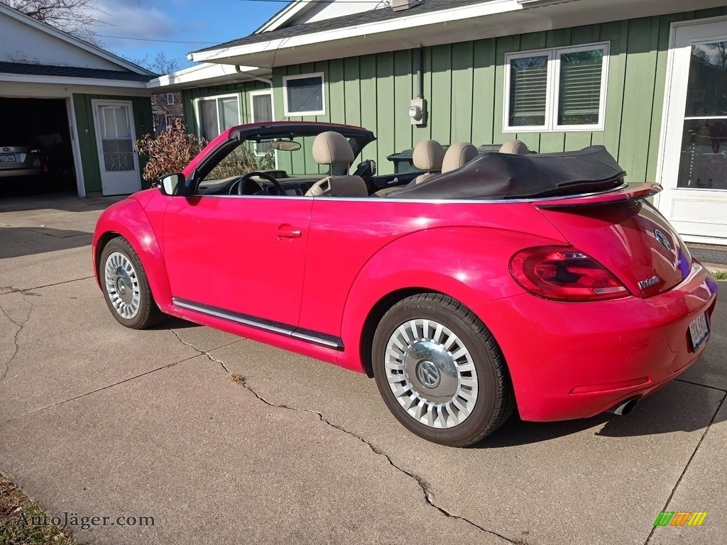 2013 Beetle Turbo Convertible 60s Edition - Tornado Red / Beige photo #8