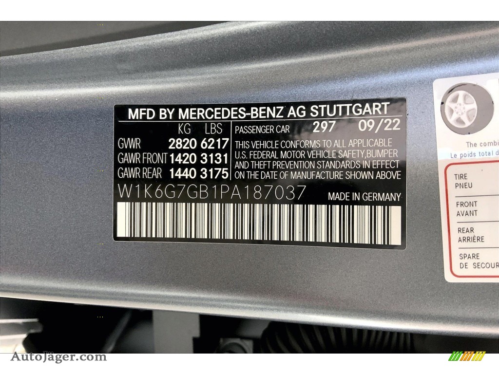 2023 S 580 4Matic Sedan - Selenite Gray Magno (Matte) / Macchiato/Magma Grey photo #11