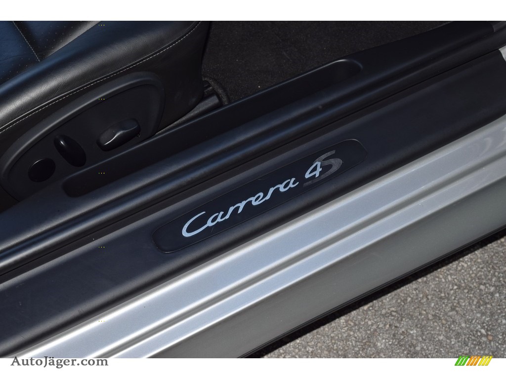 2002 911 Carrera 4S Coupe - Arctic Silver Metallic / Black photo #43