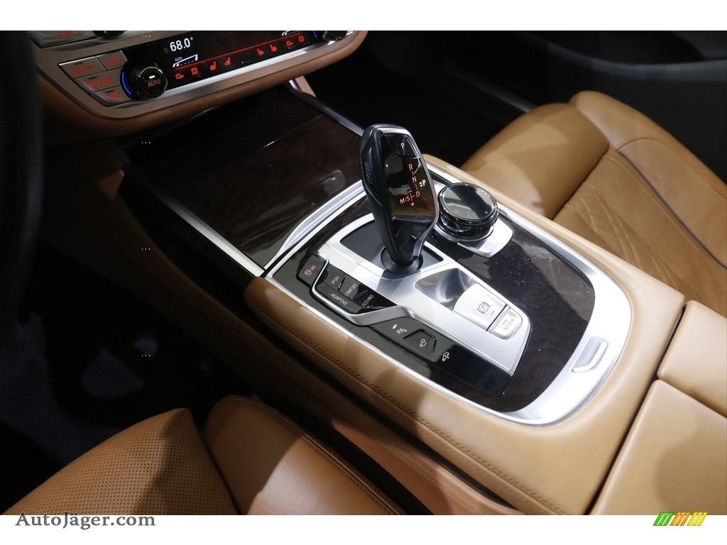 2016 7 Series 750i xDrive Sedan - Carbon Black Metallic / Cognac photo #16