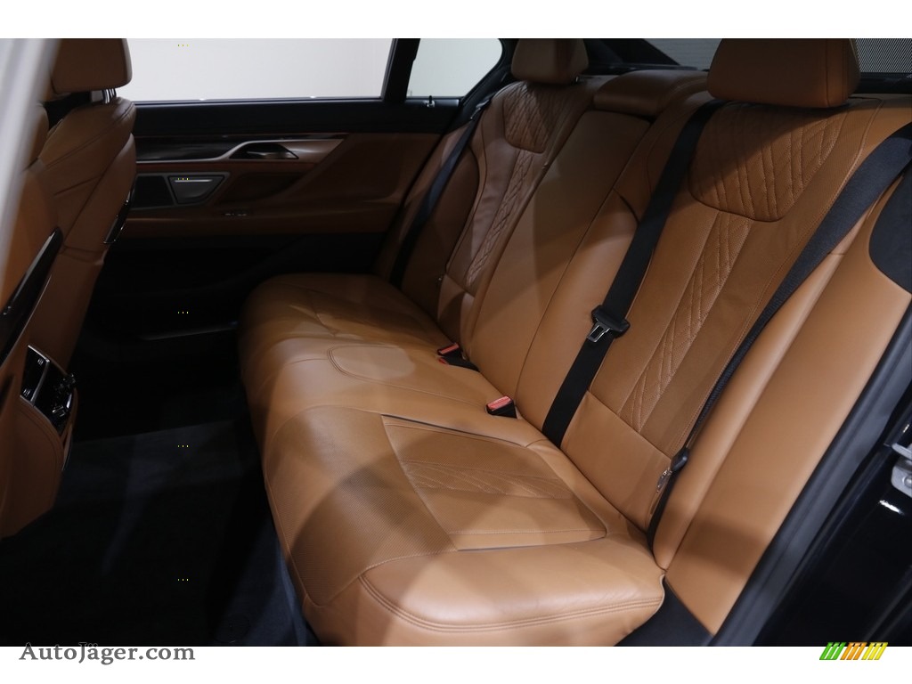 2016 7 Series 750i xDrive Sedan - Carbon Black Metallic / Cognac photo #22