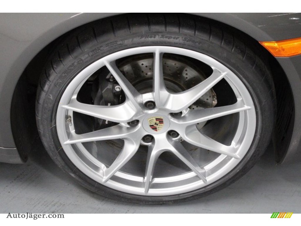 2013 911 Carrera Coupe - Agate Grey Metallic / Black photo #6
