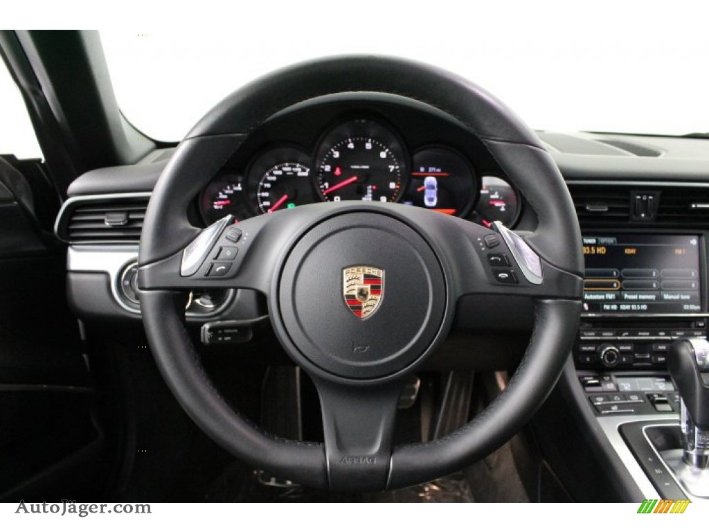 2013 911 Carrera Coupe - Agate Grey Metallic / Black photo #14