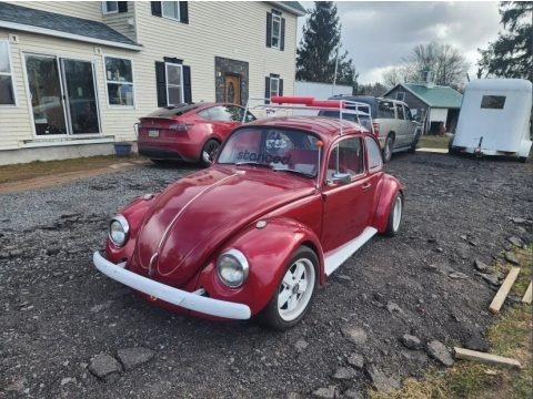Candy Apple Red 1974 Volkswagen Beetle Coupe