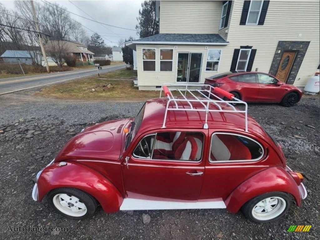 1974 Beetle Coupe - Candy Apple Red / Red/White photo #3