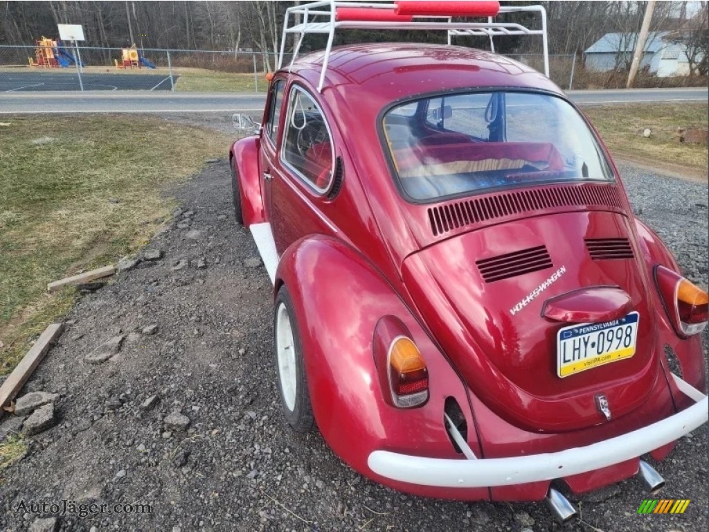 1974 Beetle Coupe - Candy Apple Red / Red/White photo #9