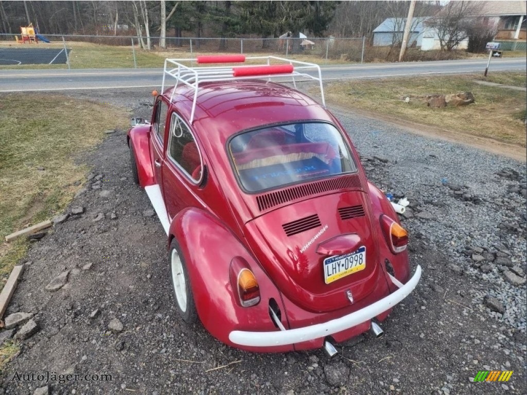 1974 Beetle Coupe - Candy Apple Red / Red/White photo #15