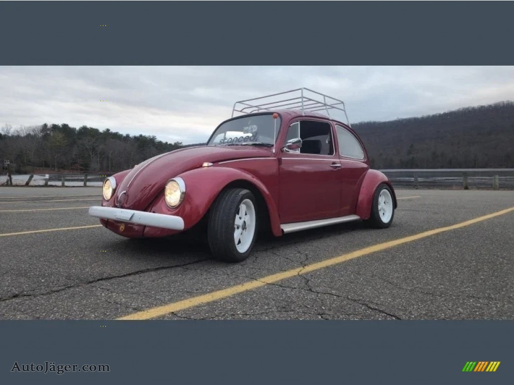 1974 Beetle Coupe - Candy Apple Red / Red/White photo #17