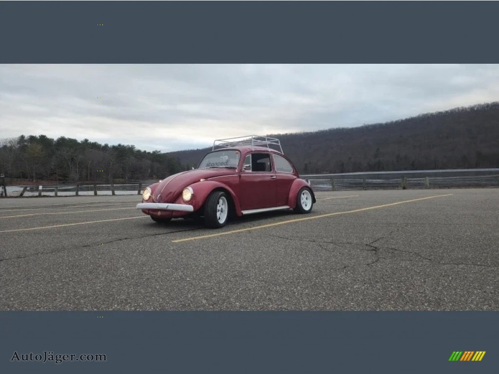 1974 Beetle Coupe - Candy Apple Red / Red/White photo #23